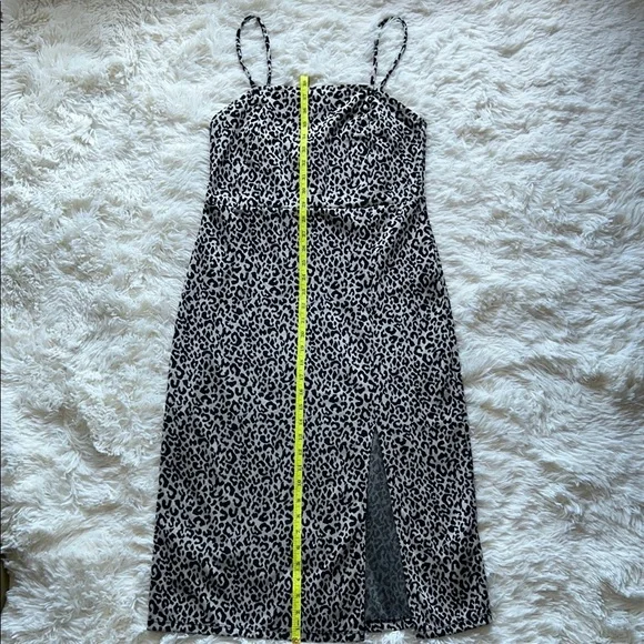 knee length dresses for ladies Zara Black And White Polka Dot Dress XS